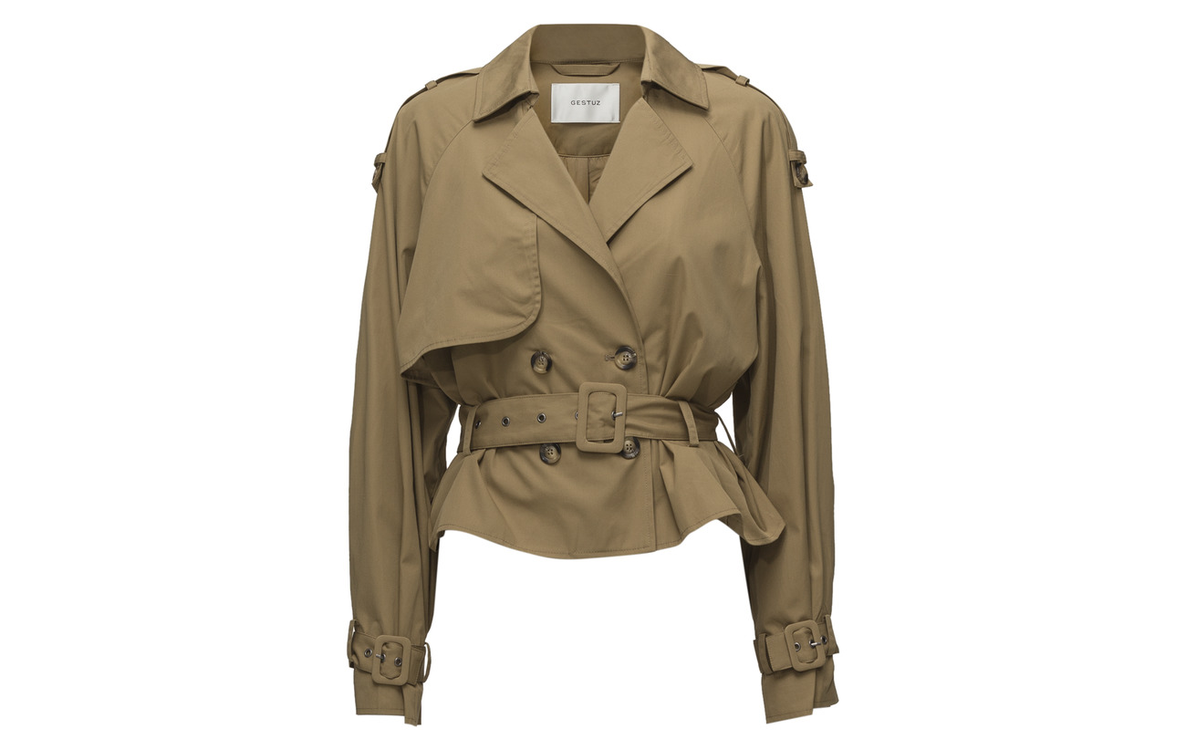 Short Coton Trenchcoat Mira Gestuz Intérieure Doublure Ma18 Polyester Antique 100 Bronze Équipement 7fTCSwHxq