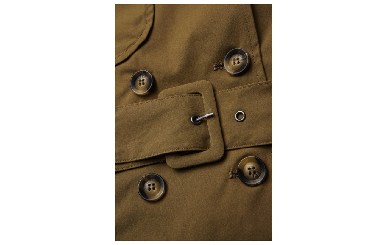 Short Coton Trenchcoat Mira Gestuz Intérieure Doublure Ma18 Polyester Antique 100 Bronze Équipement 7fTCSwHxq