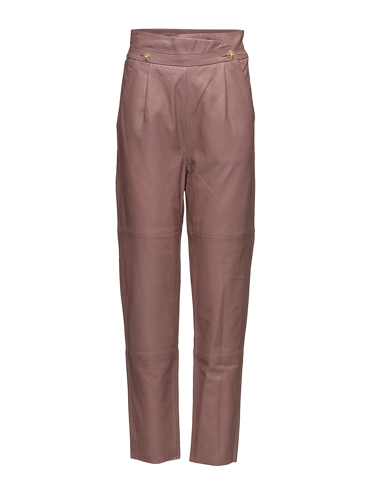 Abbie Pants So18 Leather Leggingsbroek Rood Gestuz gestuz kopen in de aanbieding