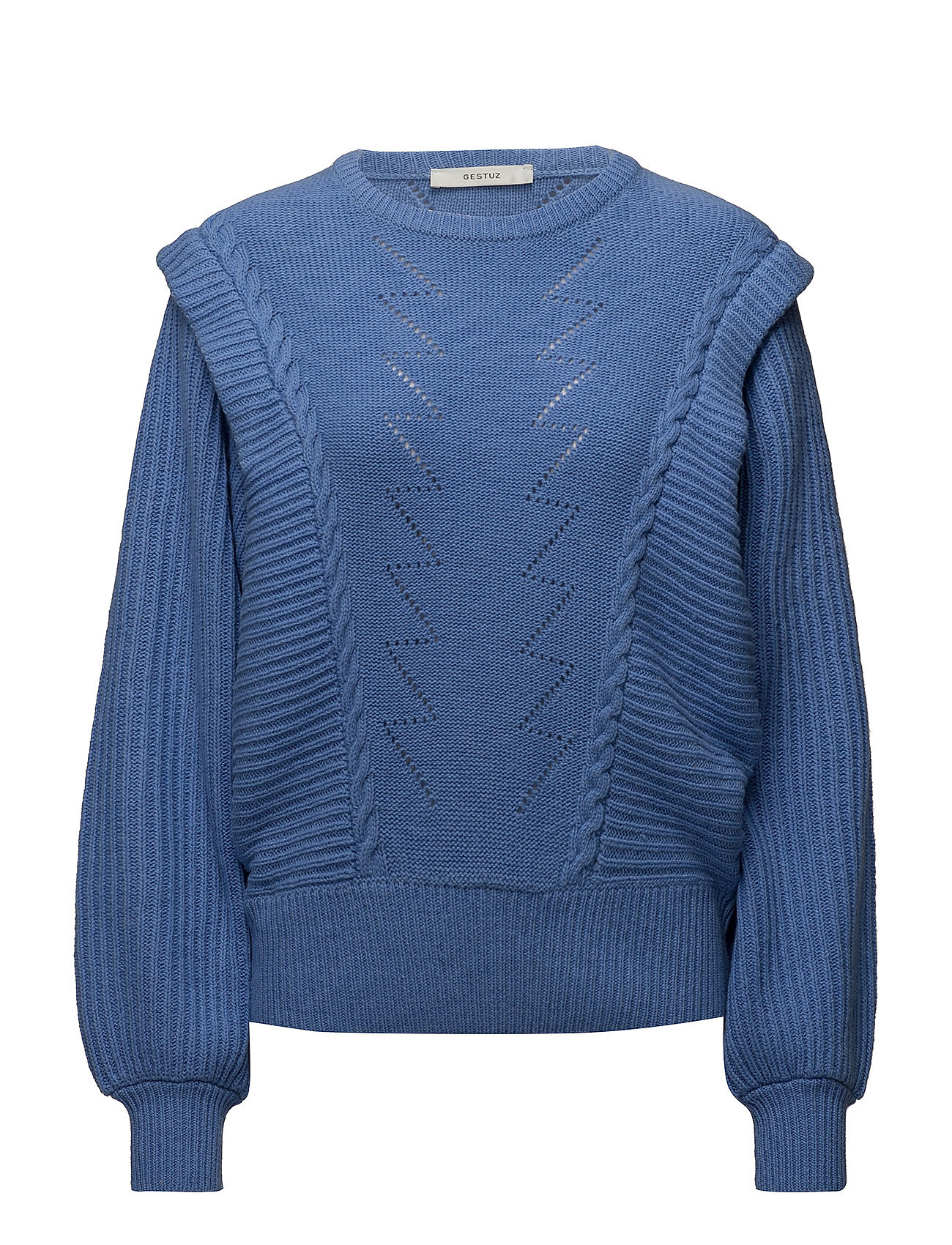Liz Pullover So18 Gebreide Trui Blauw Gestuz gestuz kopen in de aanbieding Liz Pullover So18 Gebreide Trui Blauw Gestuz gestuz kopen in de aanbieding
