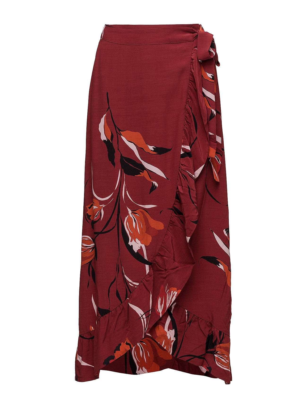 Sille Long Skirt Ao18 Rok Knielengte Rood Gestuz gestuz kopen in de aanbieding