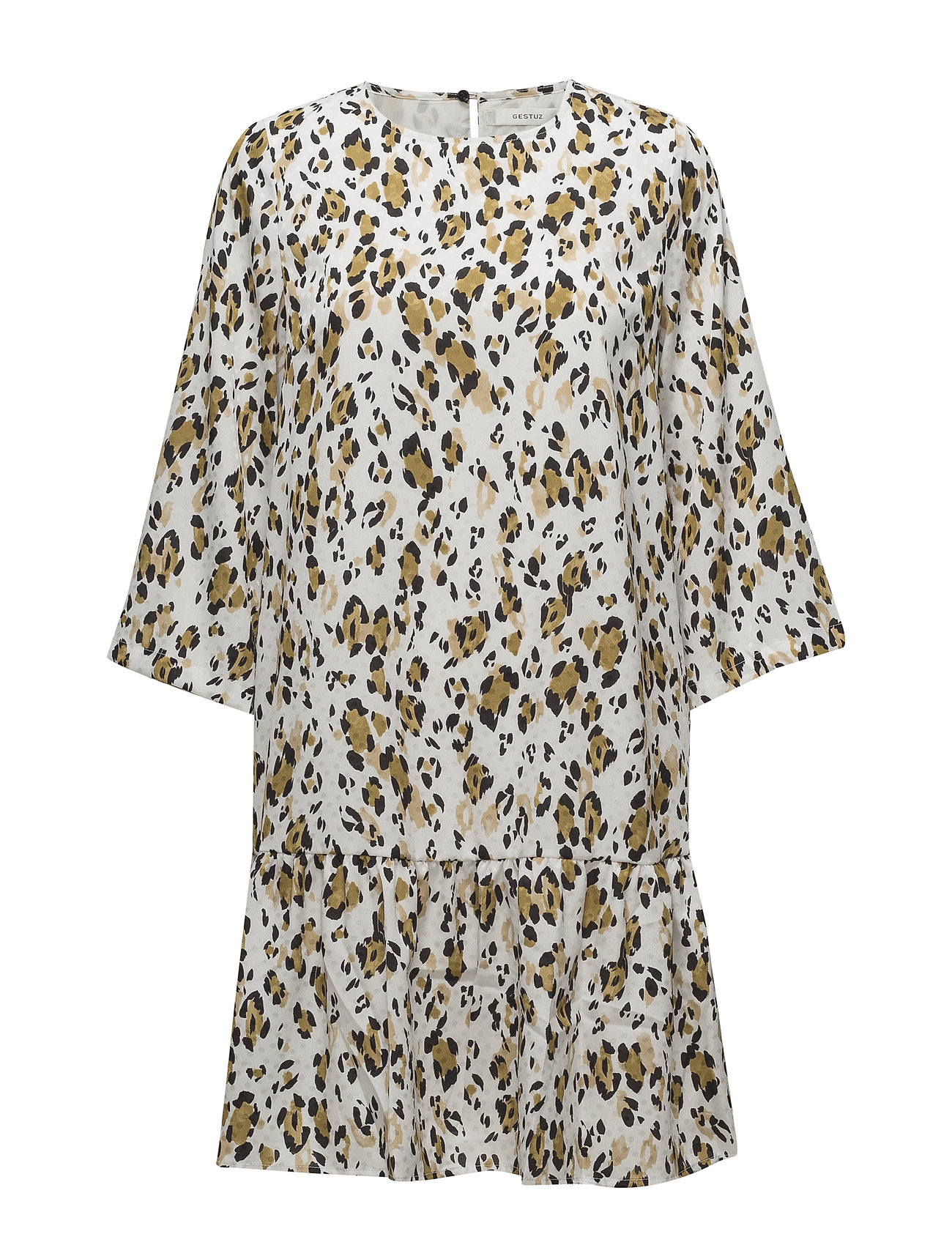 Leopa Ls Dress Ma18 Korte Jurk Creme Gestuz gestuz kopen in de aanbieding