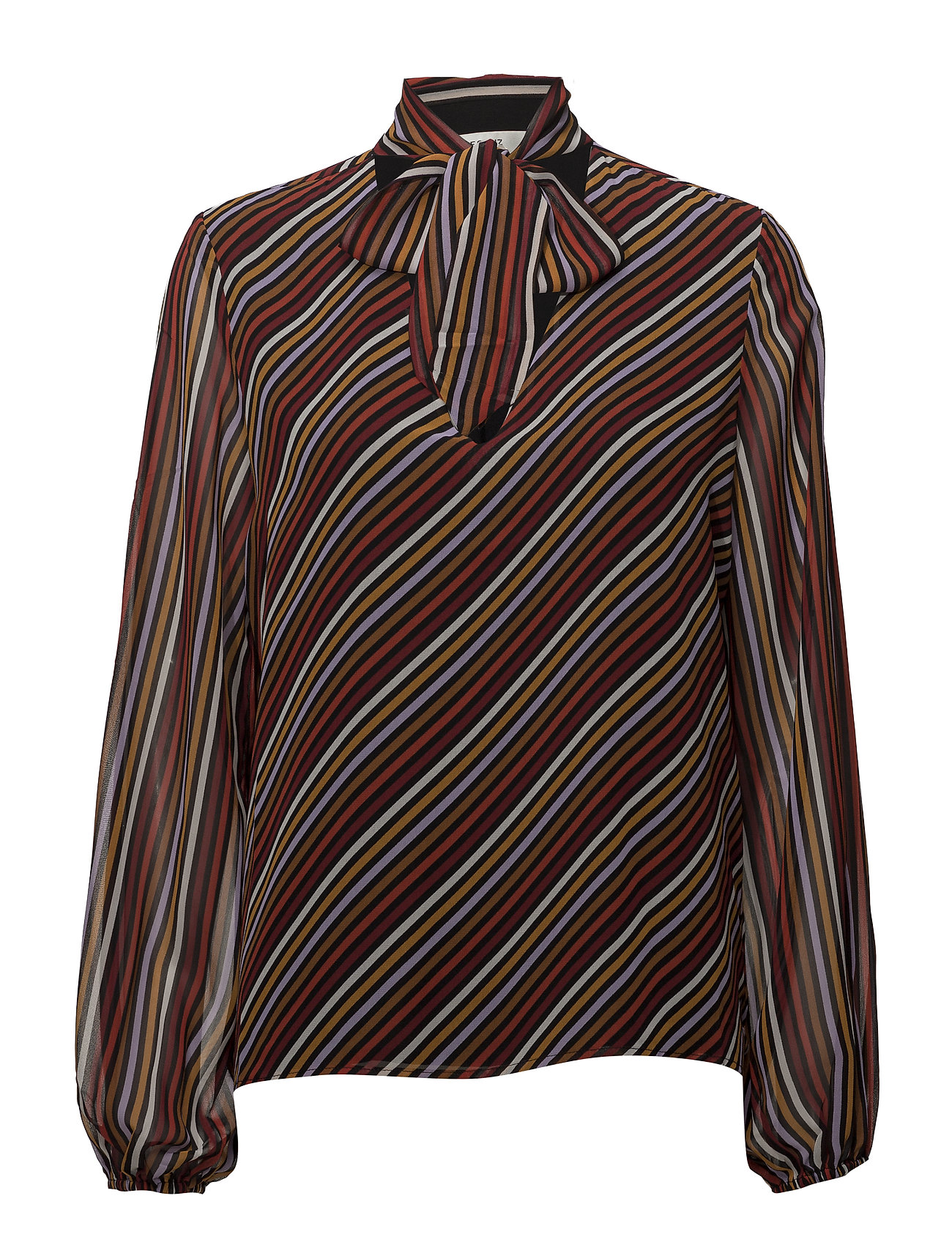 Riba Blouse Ma18 Lange Mouwen Rood Gestuz gestuz kopen in de aanbieding