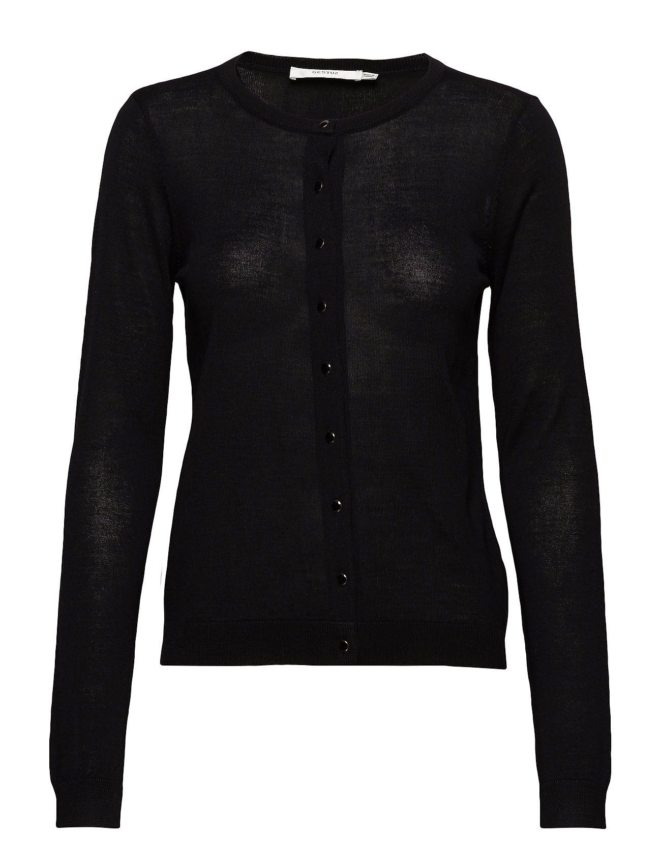 Merinagz Cardigan Gebreide Trui Zwart Gestuz gestuz kopen in de aanbieding Merinagz Cardigan Gebreide Trui Zwart Gestuz gestuz kopen in de aanbieding