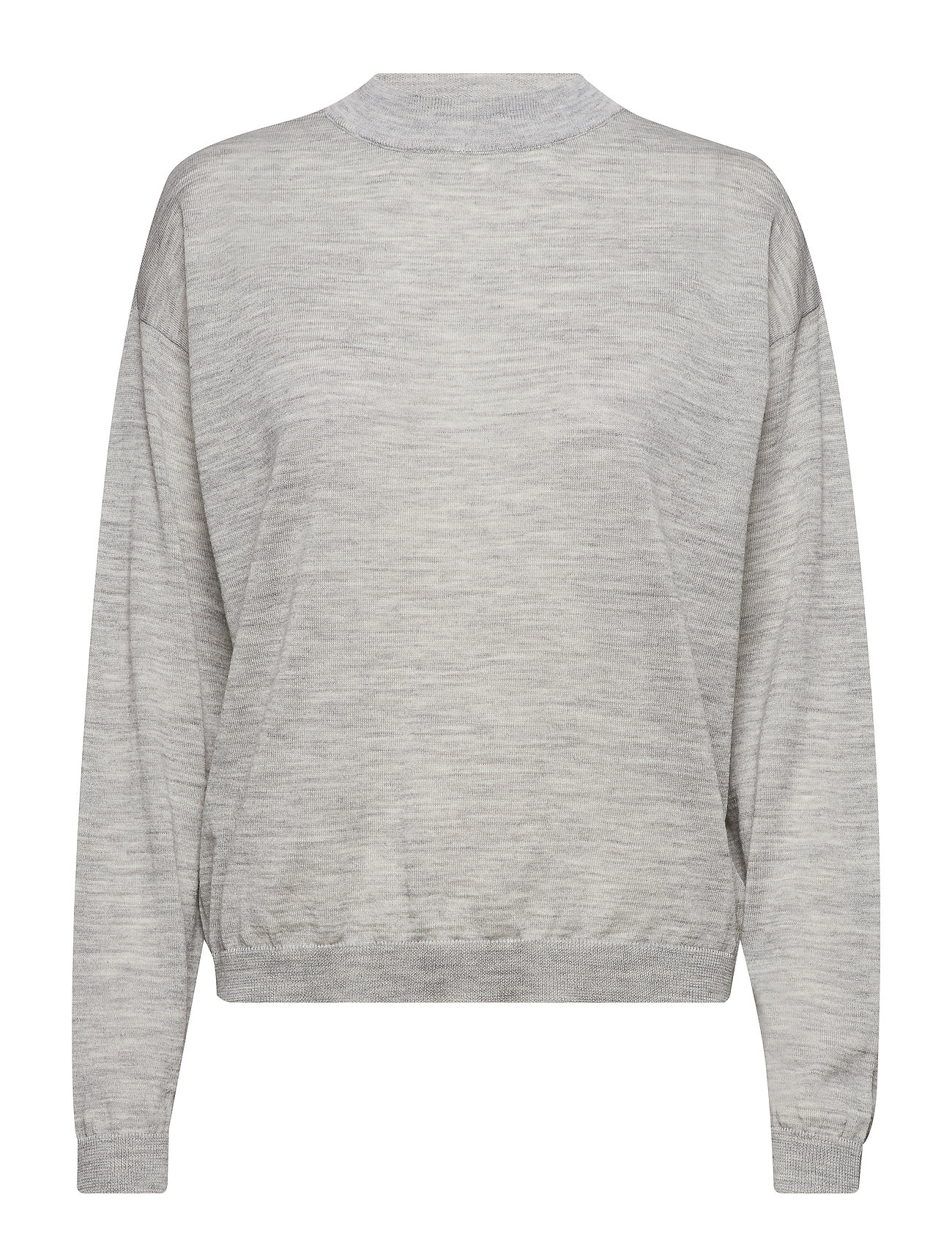 Merinagz Pullover Gebreide Trui Grijs Gestuz gestuz kopen in de aanbieding Merinagz Pullover Gebreide Trui Grijs Gestuz gestuz kopen in de aanbieding