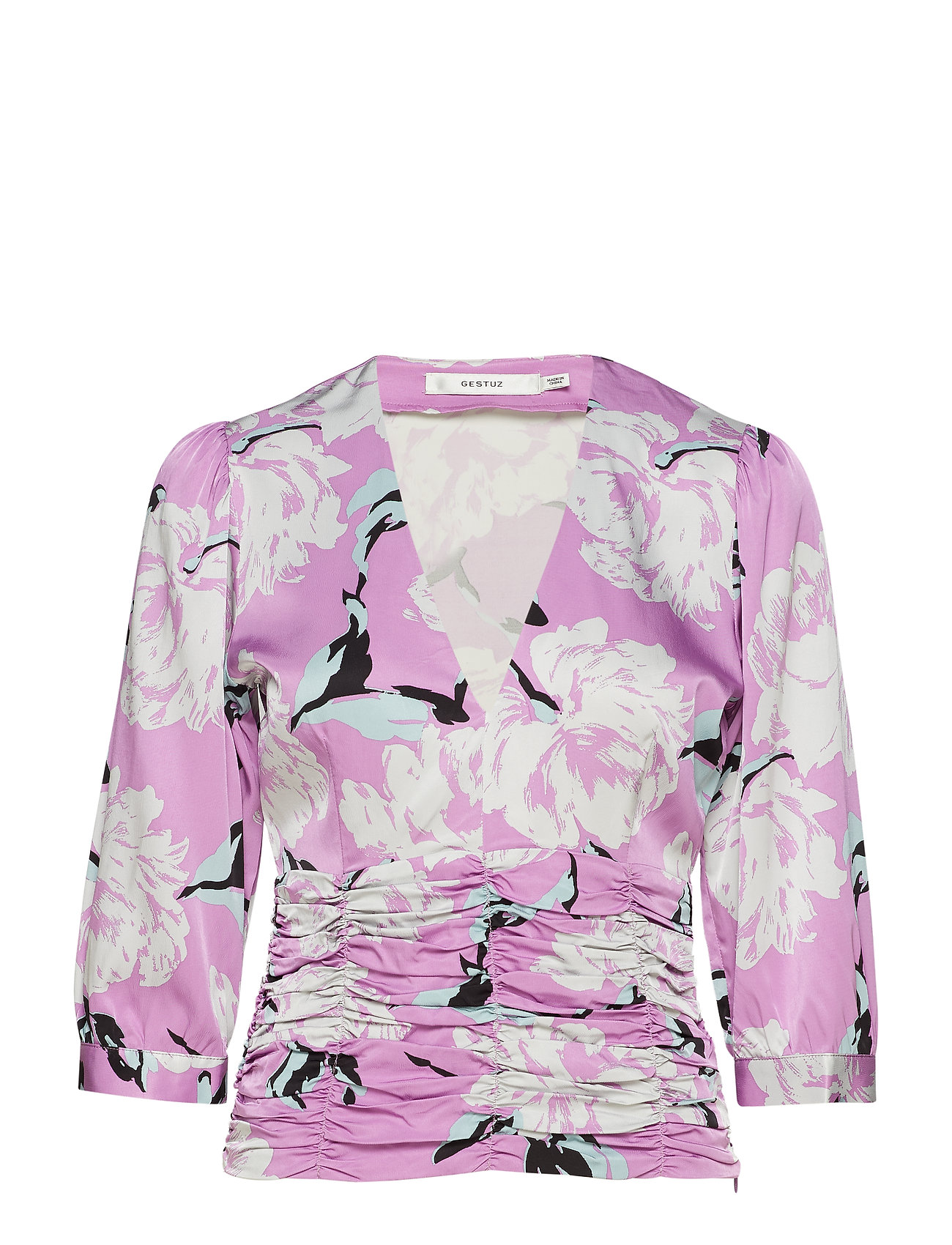 Gwin Blouse Ms19 Lange Mouwen Roze Gestuz gestuz kopen in de aanbieding Gwin Blouse Ms19 Lange Mouwen Roze Gestuz gestuz kopen in de aanbieding