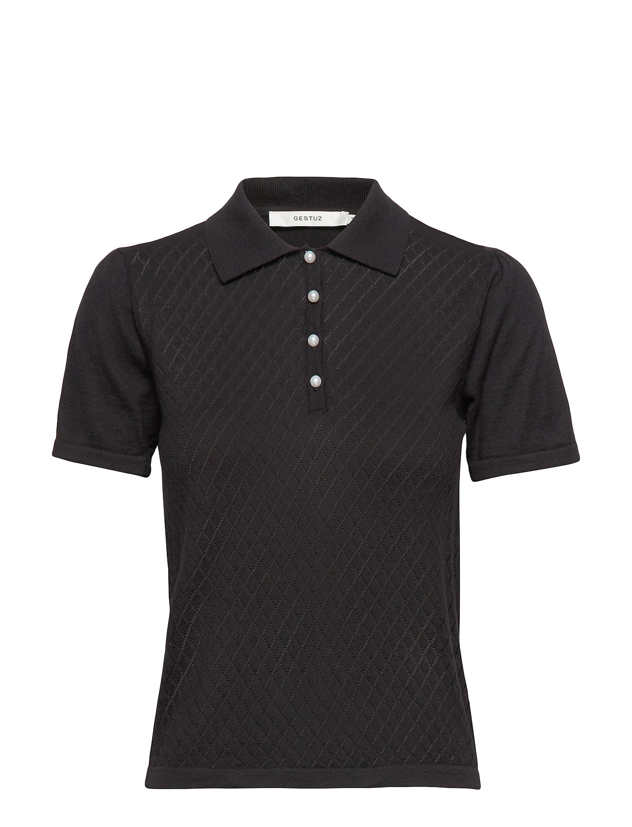 Lisah Pullover Ms19 T Shirts Tops Polo Overhemd Zwart Gestuz gestuz kopen in de aanbieding Lisah Pullover Ms19 T Shirts Tops Polo Overhemd Zwart Gestuz gestuz kopen in de aanbieding