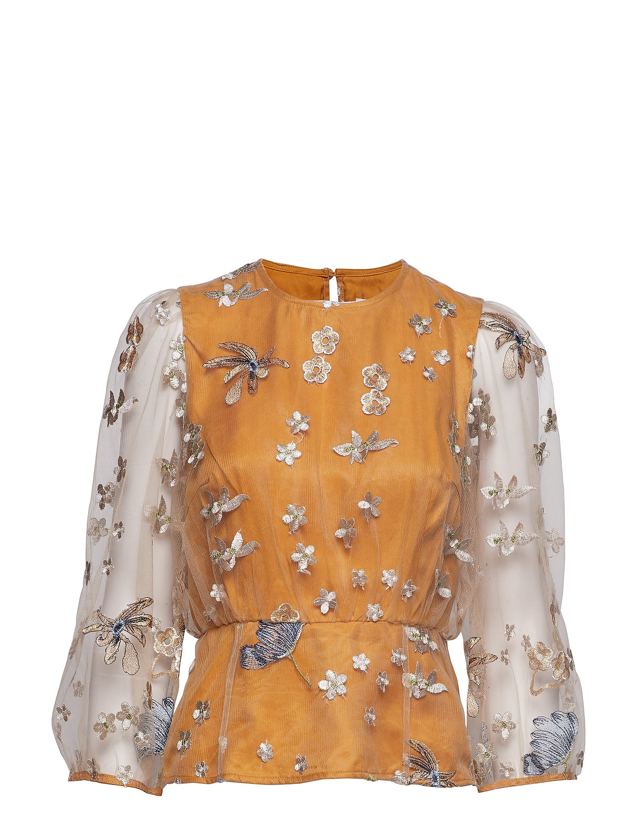 Granegz Blouse Hs19 Lange Mouwen Geel Gestuz gestuz kopen in de aanbieding