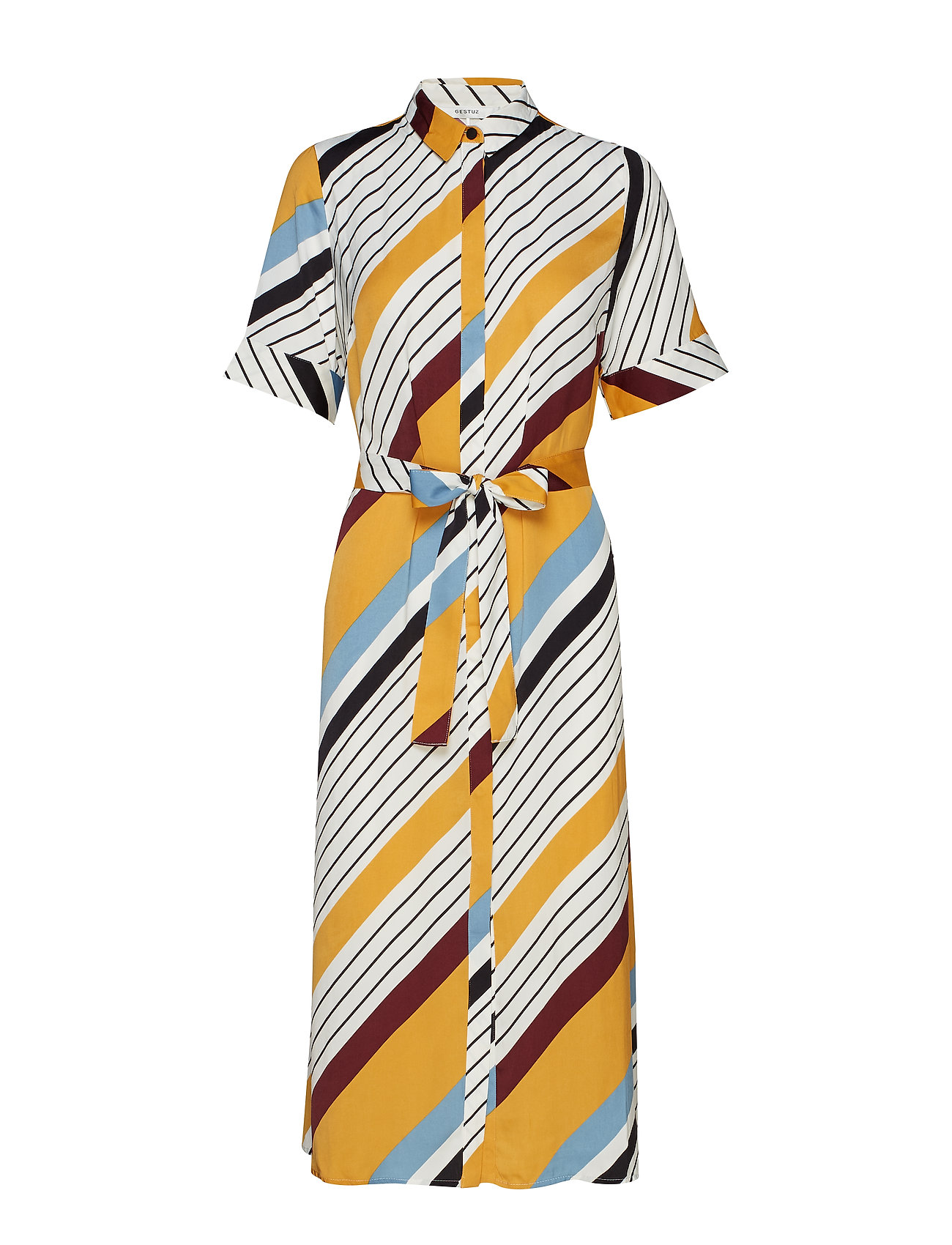 Dianonagz Dress Ao19 Jurk Knielengte Multipatroon Gestuz gestuz kopen in de aanbieding