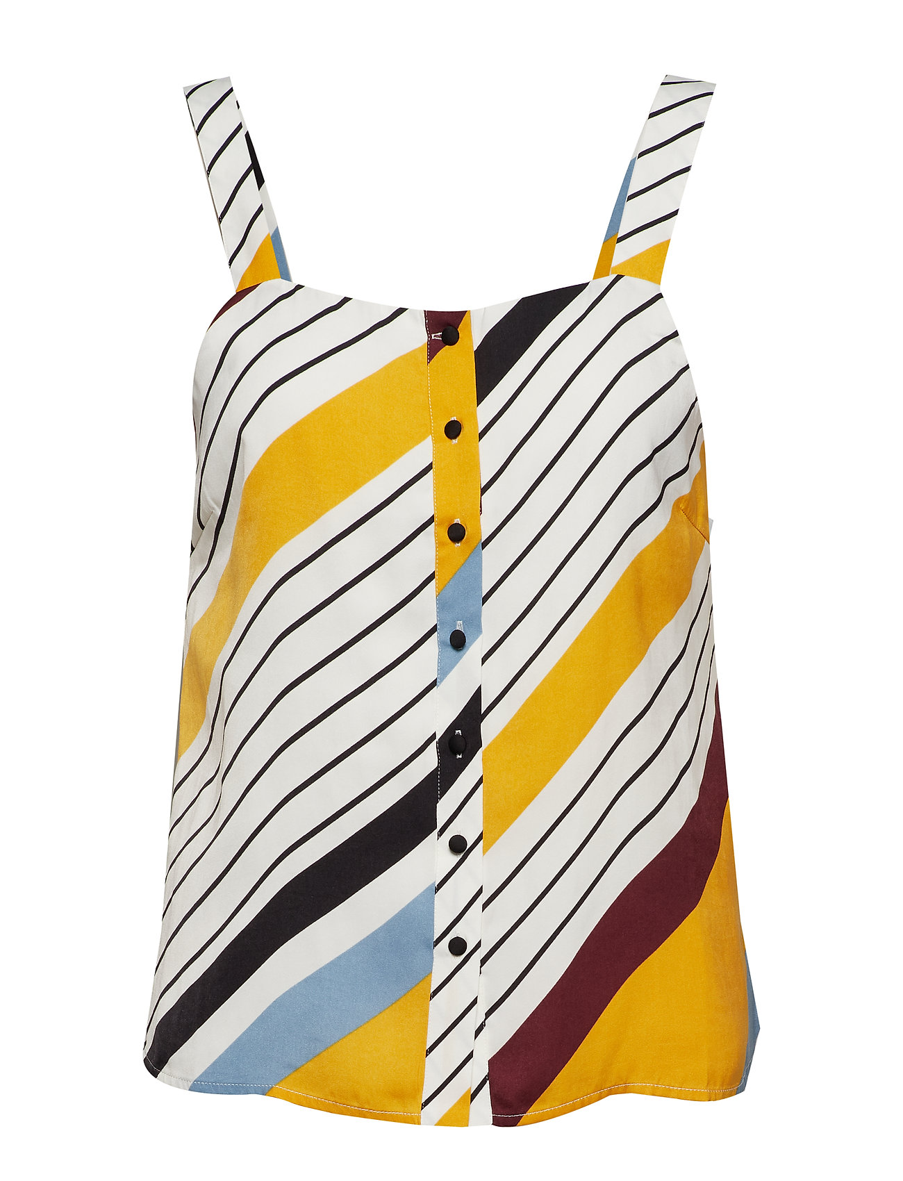 Dianonagz Top Ao19 Blouse Mouwloos Geel Gestuz gestuz kopen in de aanbieding