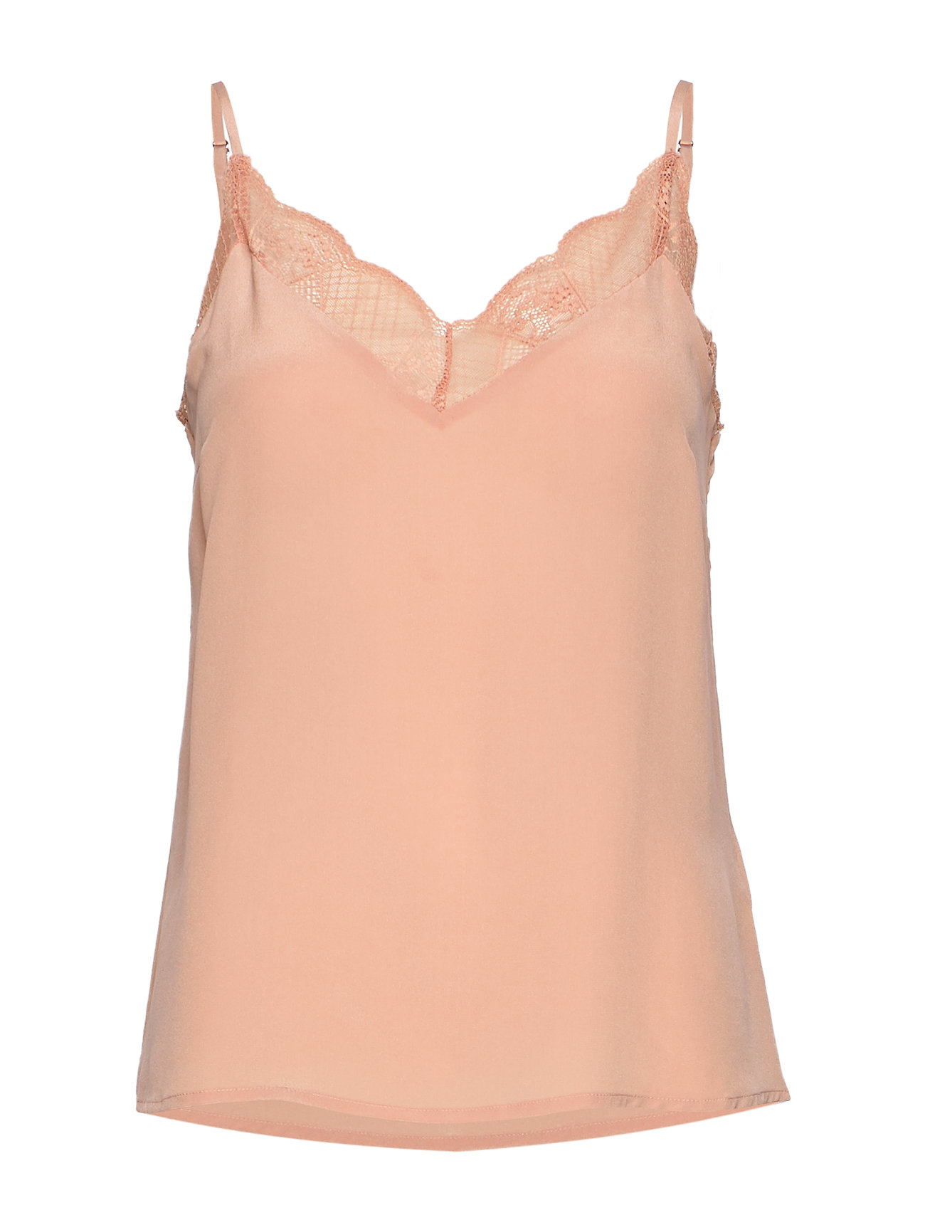 Gestuz Malviagz Singlet T-shirts & Tops Sleeveless Rosa [Color: TUSCANY ][Sex: Women ][Sizes: 38,40 ]