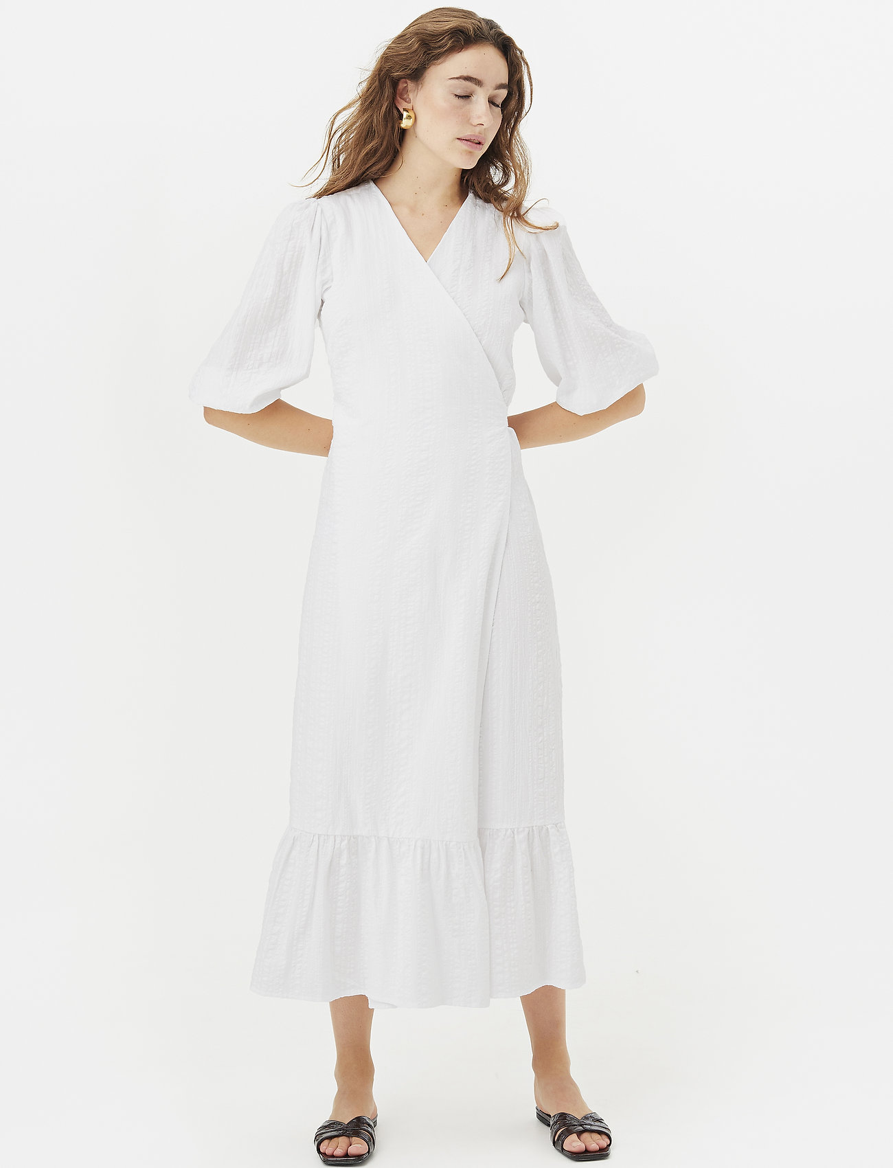 gestuz wrap dress