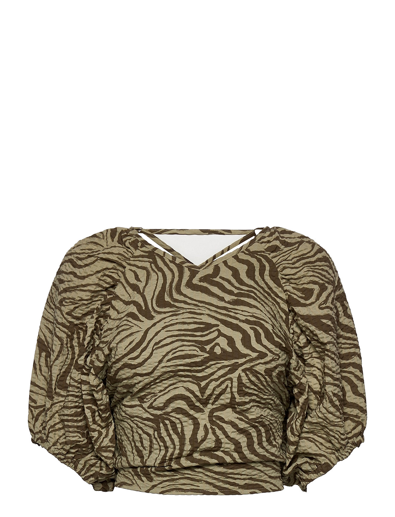 Averygz Top Brown Gestuz