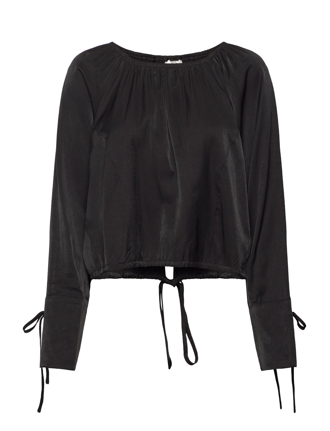 Aicagz Ls Blouse Black Gestuz