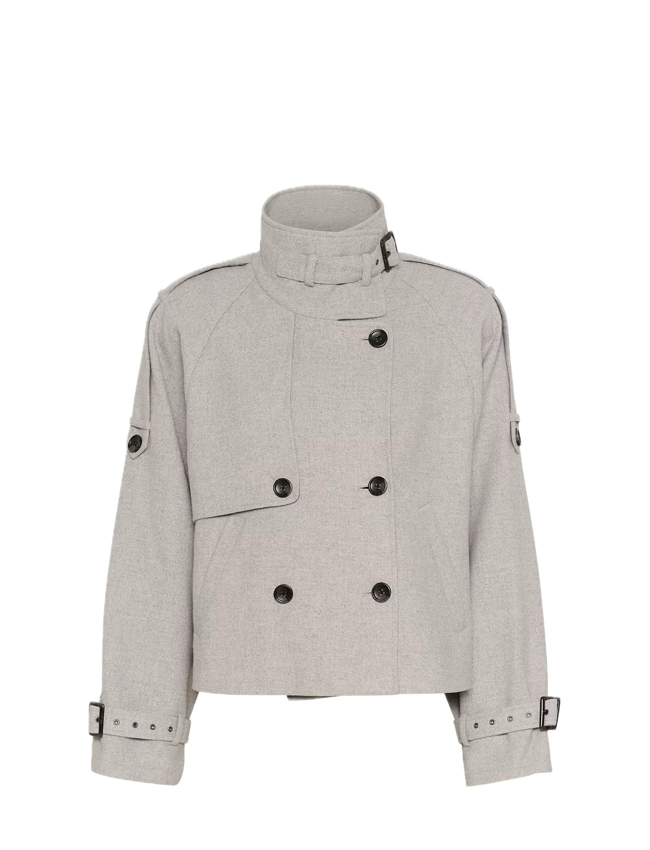 Avicgz Jacket Ulljakke Jakke Grey Gestuz