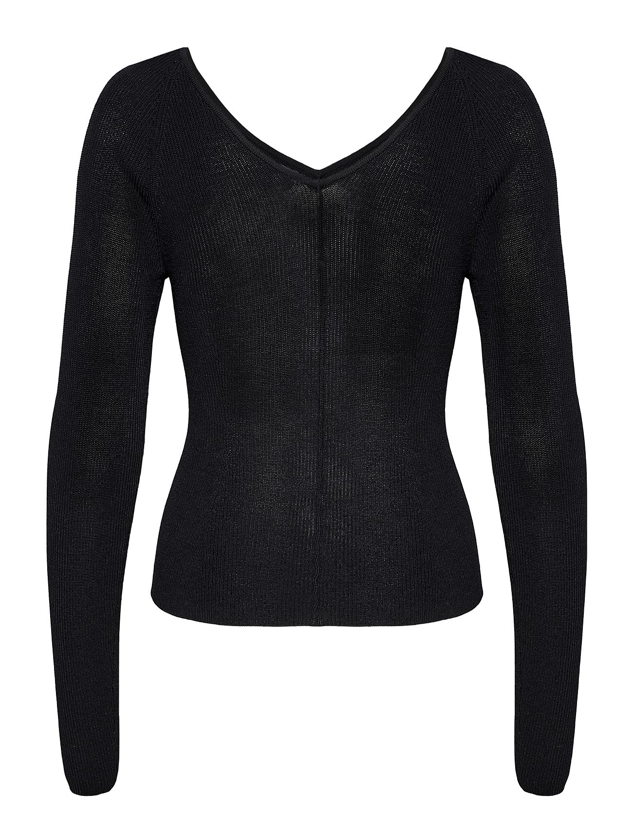 Monagz V-Neck Blouse Black Gestuz