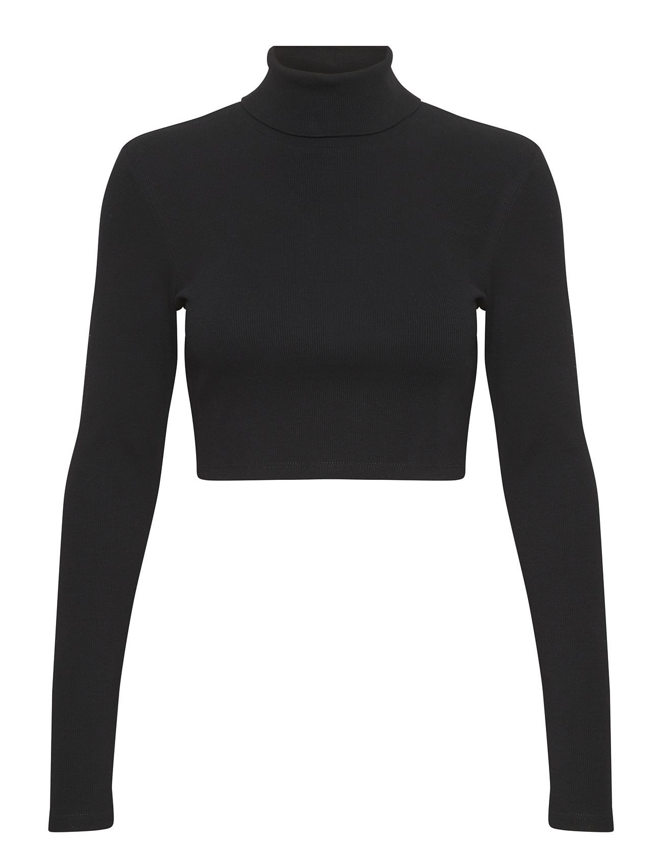Drewgz Ls Cropped Rollneck Black Gestuz
