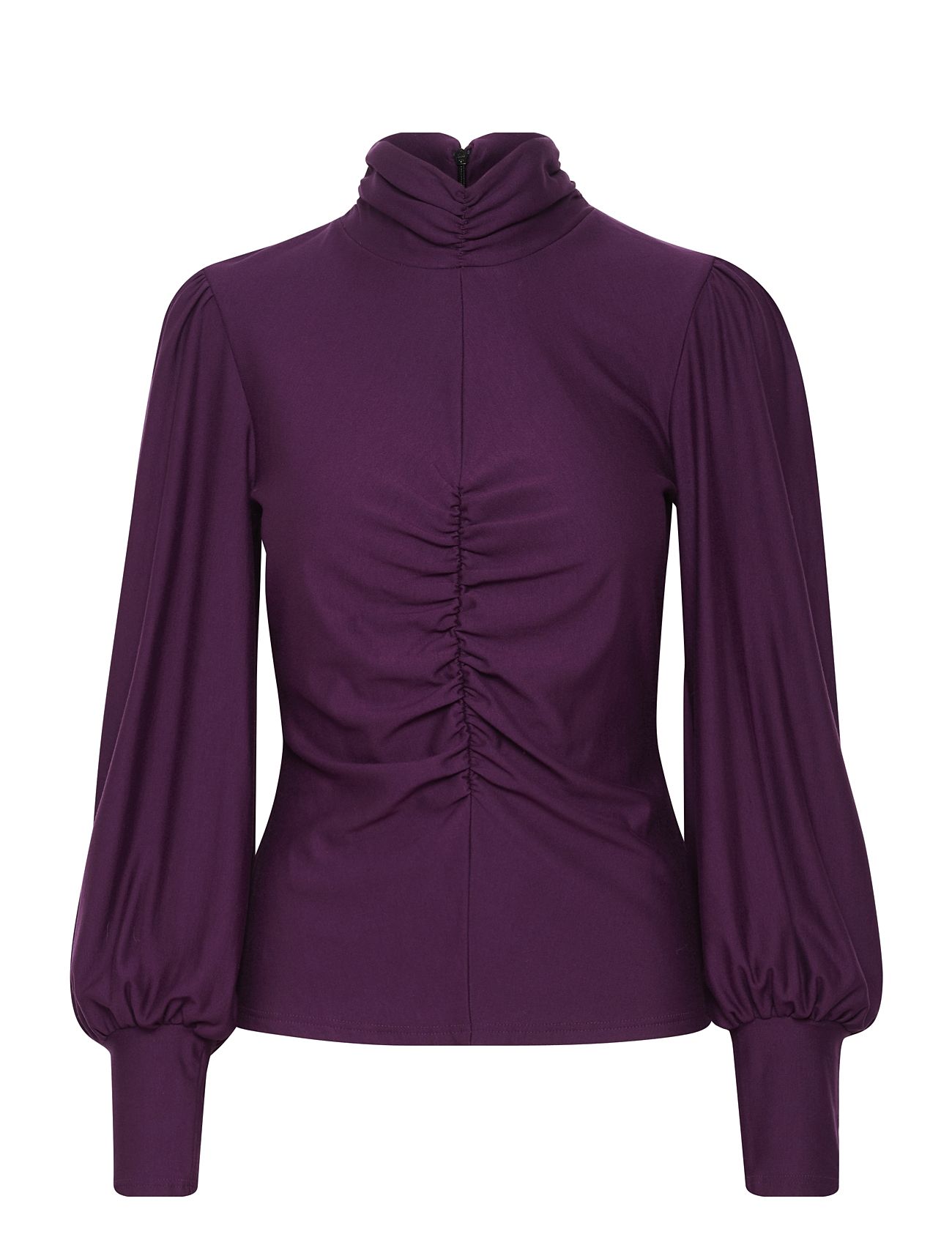 Rifagz Ls Cuff Blouse Purple Gestuz