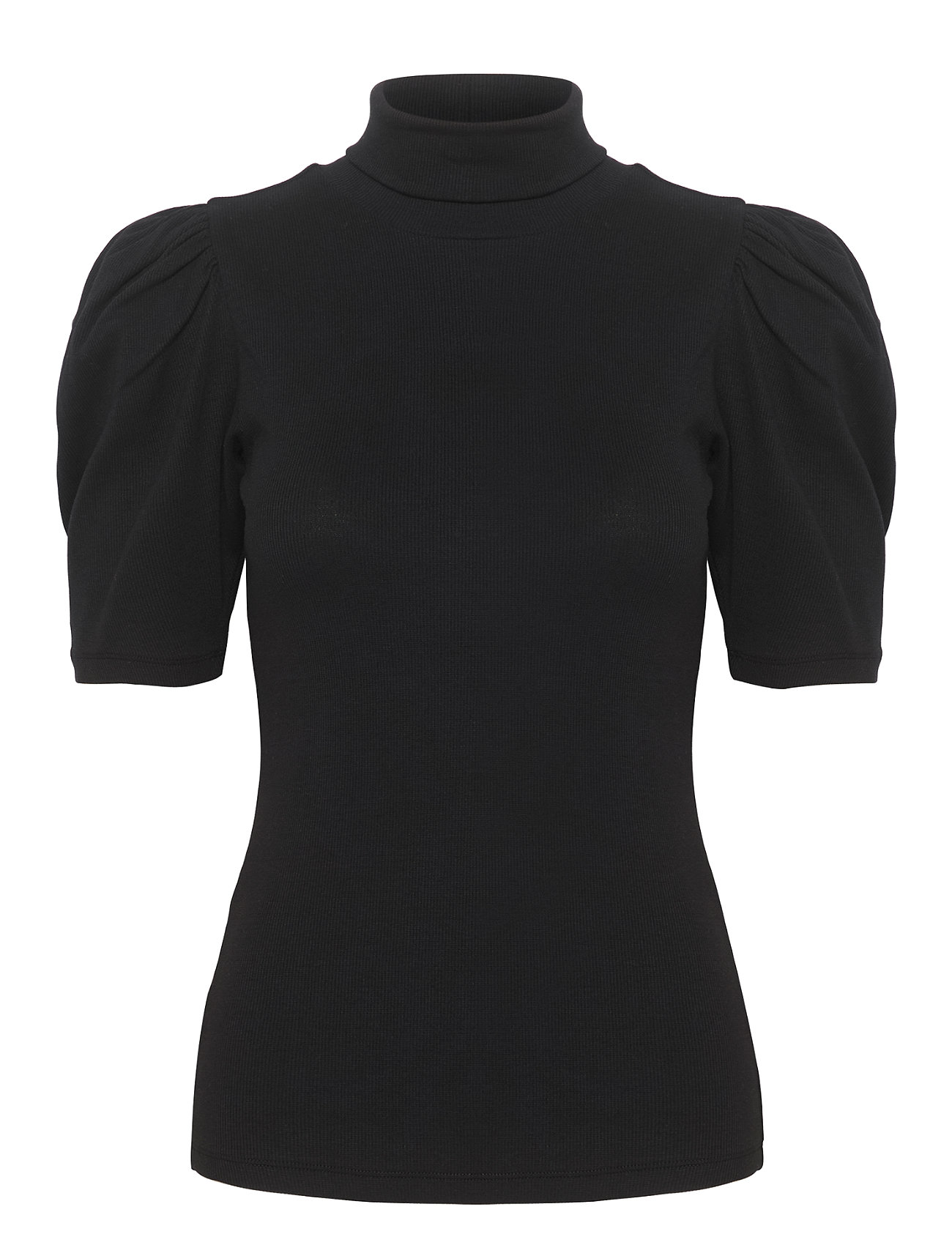 Drewgz Ss Puff Blouse Black Gestuz