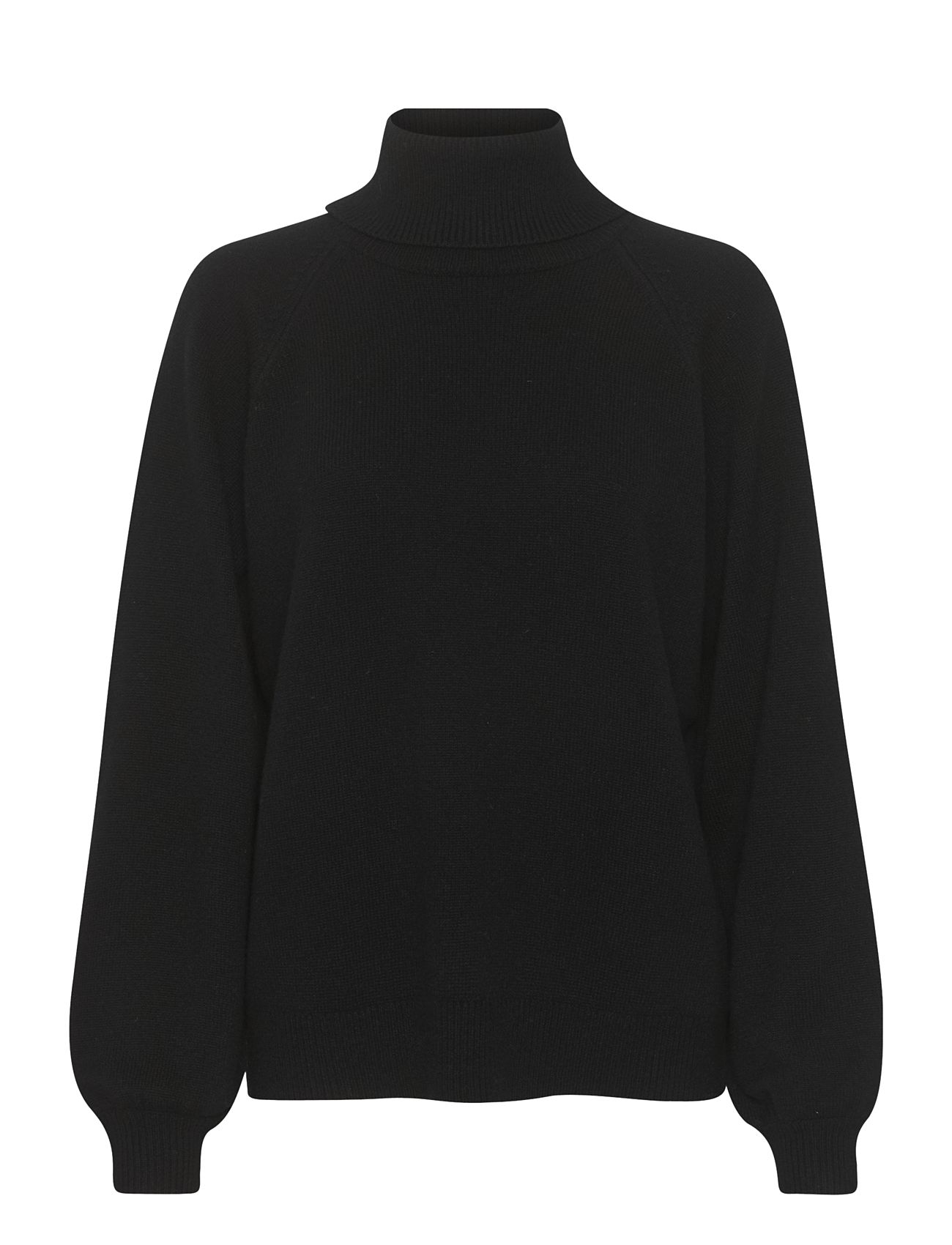 Manzigz Wool Rollneck Black Gestuz