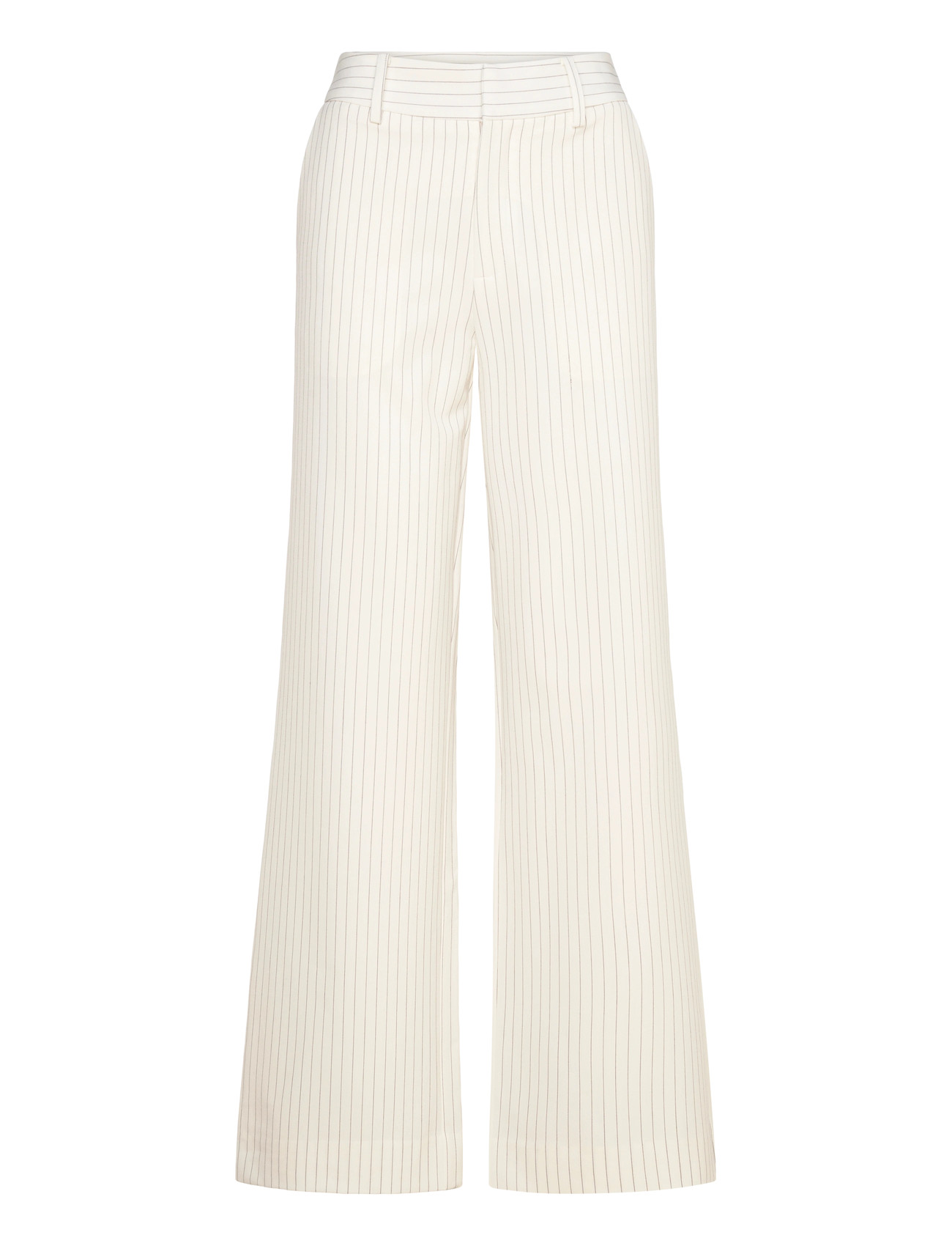 GESTUZ Joellegz Mel. Pinstripe Mw Hosen Weiß - 36 - Damen