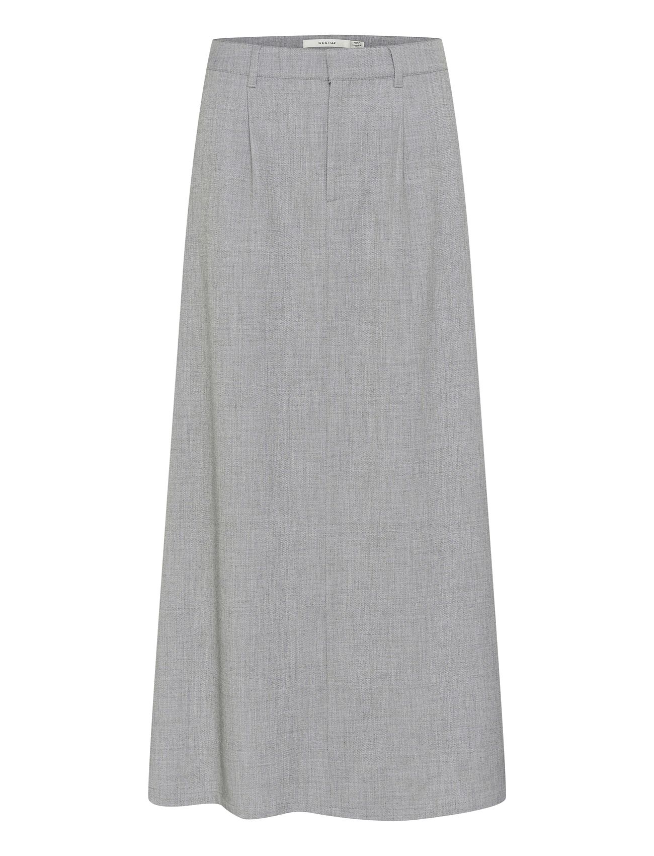 Callagz Hw Skirt Skirts Maxi Skirts Grey Gestuz