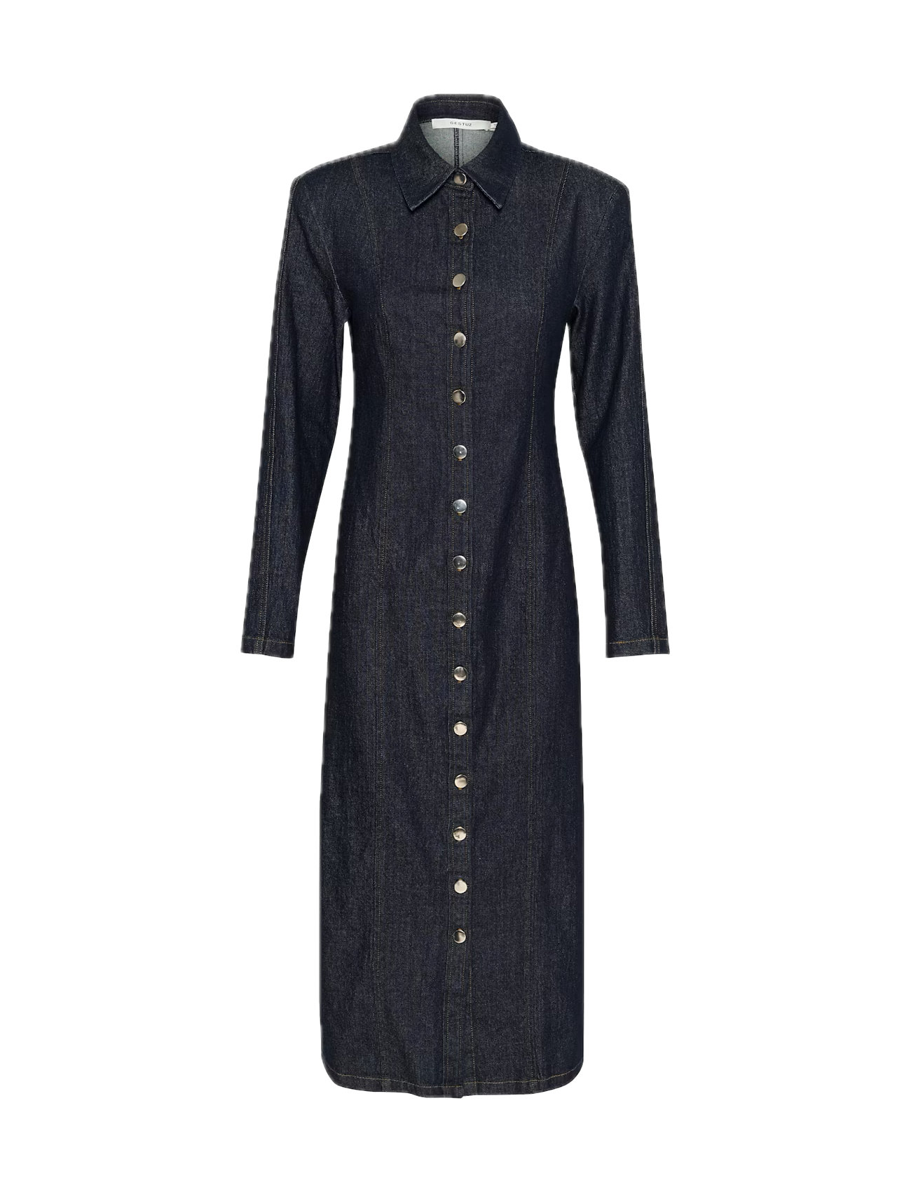 Tilmagz Ls Long Dress Dresses Shirt Dresses Navy Gestuz