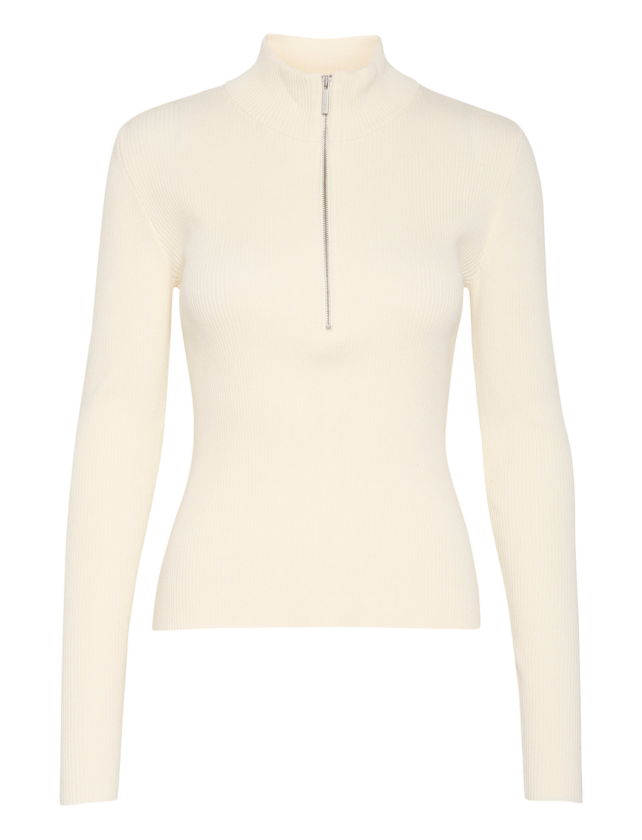 GESTUZ Yasmiagz Zipper Pullover Noos Cream - S - Damen