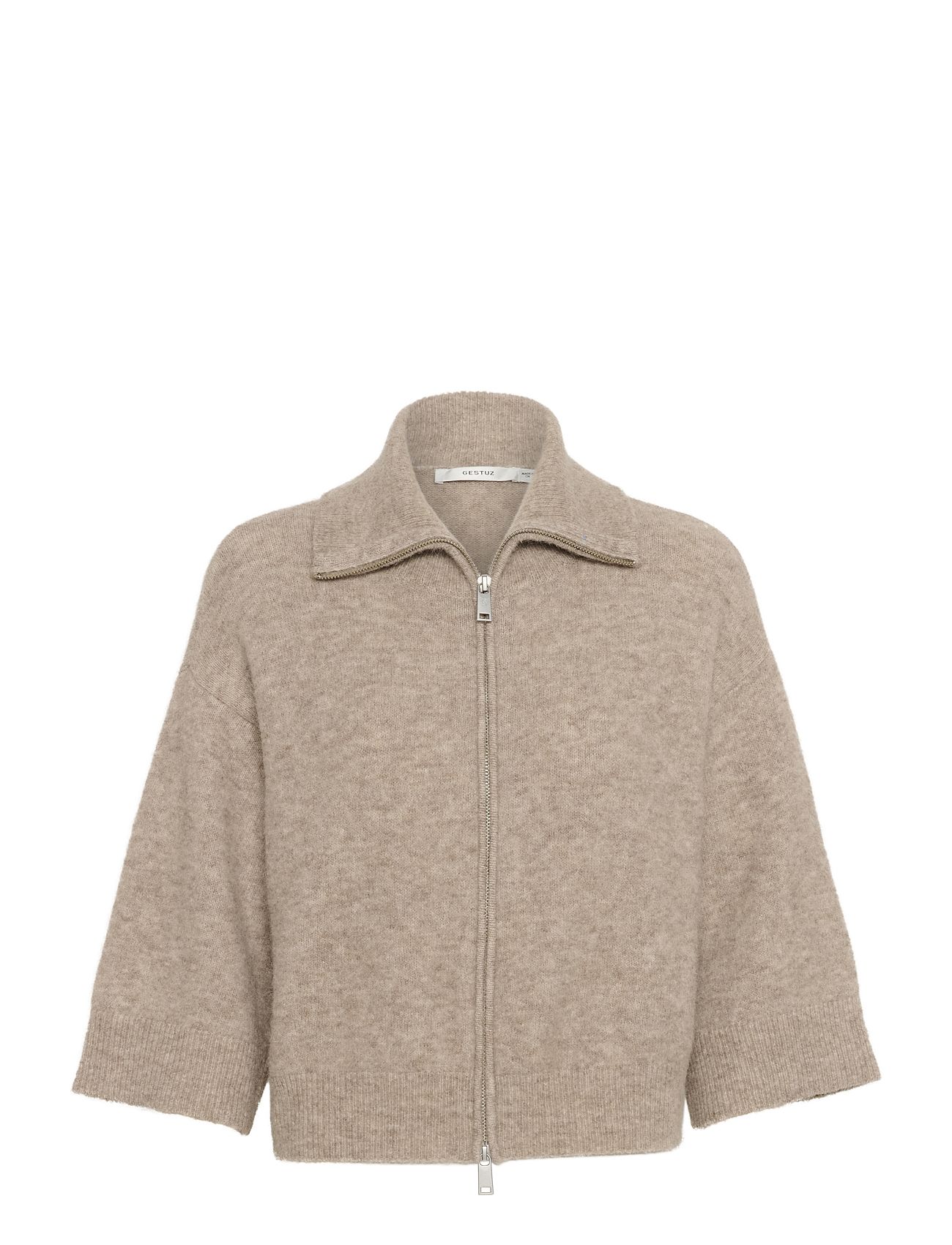 Gestuz Gzalpha Ss Cardigan Beige