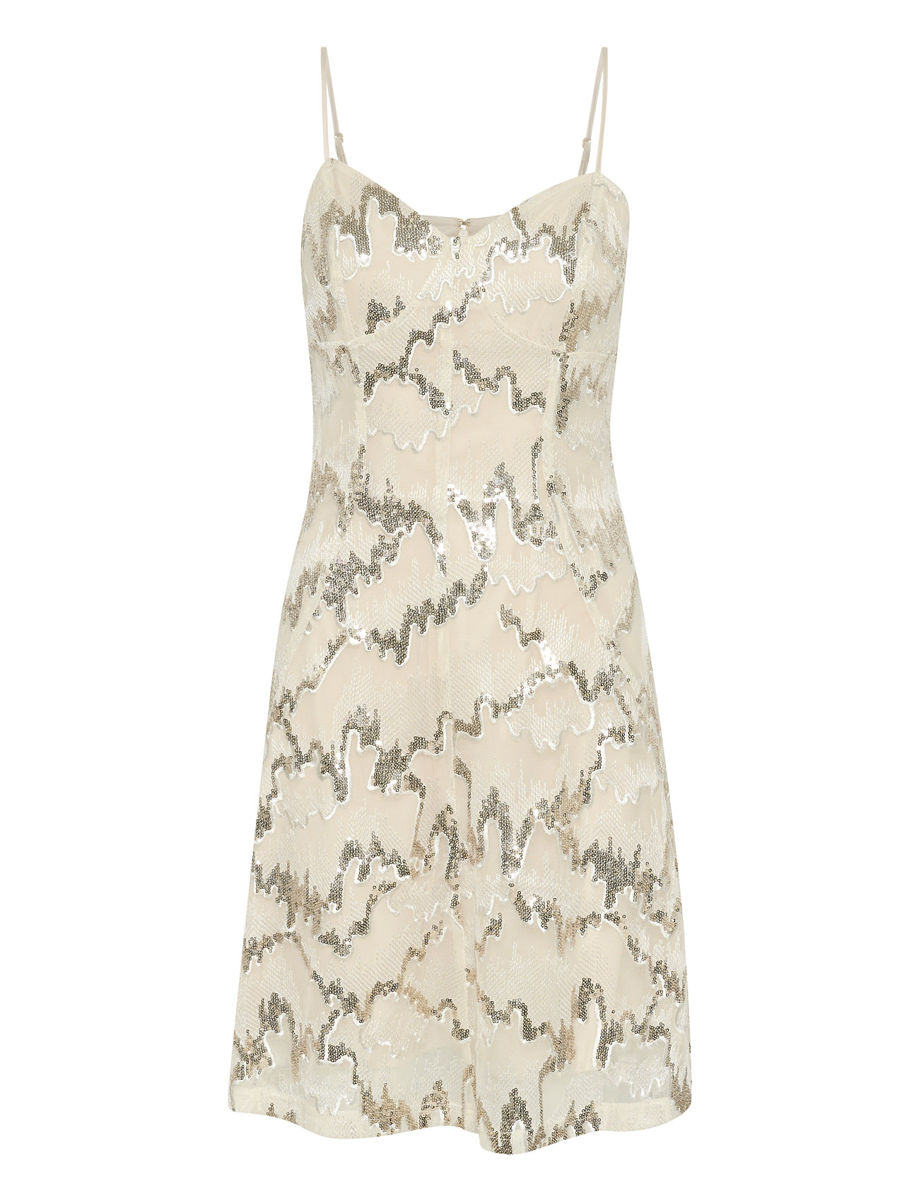 Gzsagina Short Dress Kort Kjole Cream Gestuz