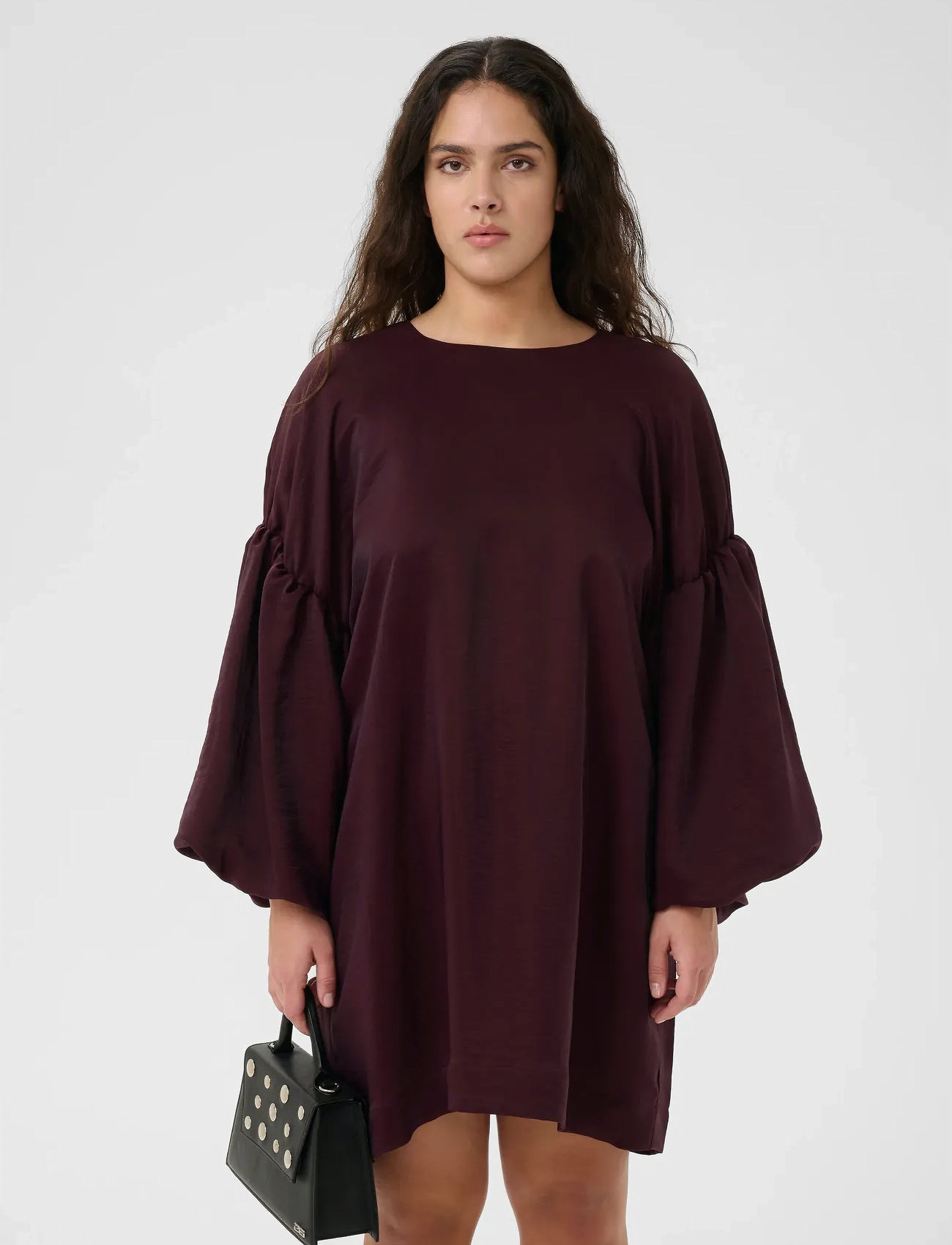 Gestuz Gzmalloon Short Dress, 38, Burgundy, Kjoler > Kort Kjole, Dame