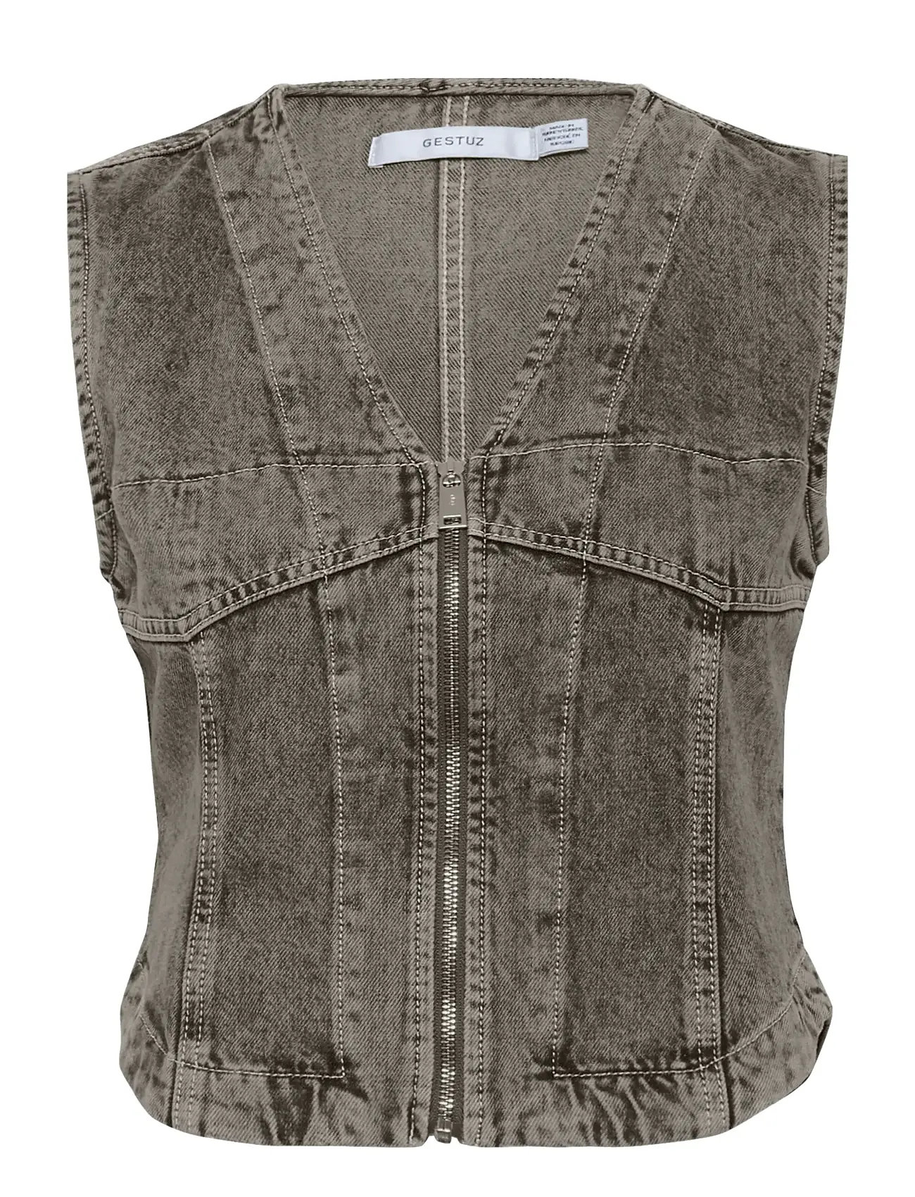 GESTUZ Gzjosie Weste Grau - 34 - Damen
