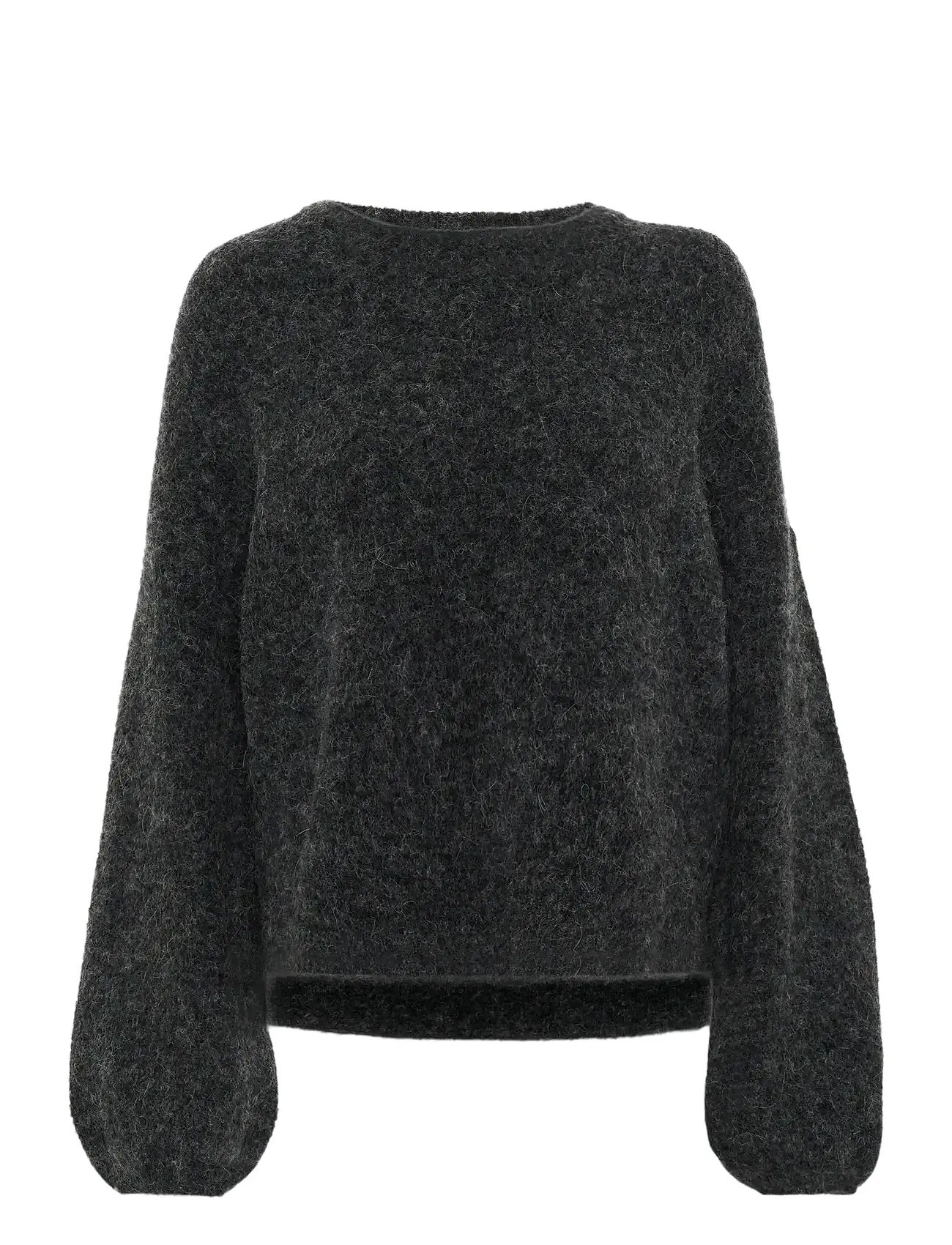 GESTUZ Gzalpha Slit Pullover Noos Grau - L - Damen