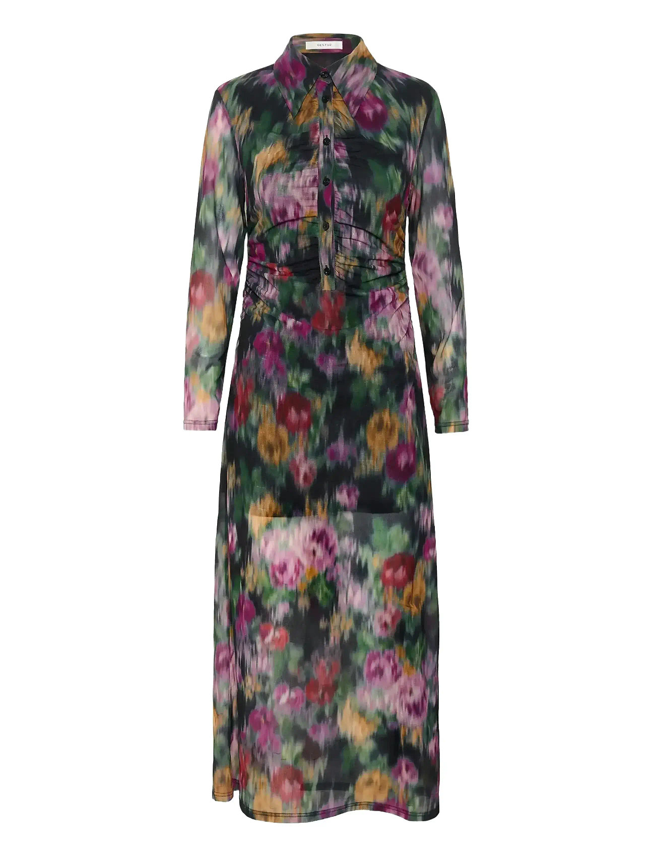 GESTUZ Gzfadia P Long Kleid Patterned - XXS - Damen