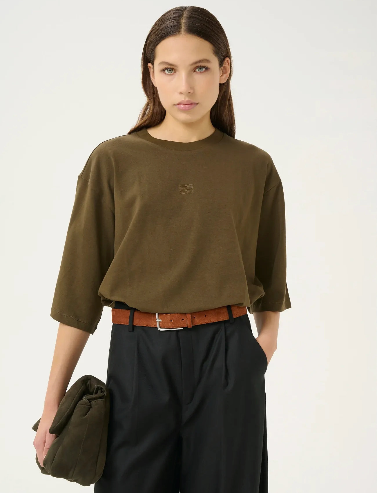 Gestuz Gzdami Tee, M, Brown, T-Shirts & Toppe > Kortærmede, Dame
