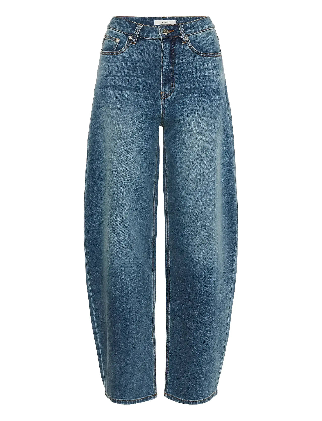 GESTUZ Gzviva Hw Baggy Jeans Blau - 30x32 - Damen