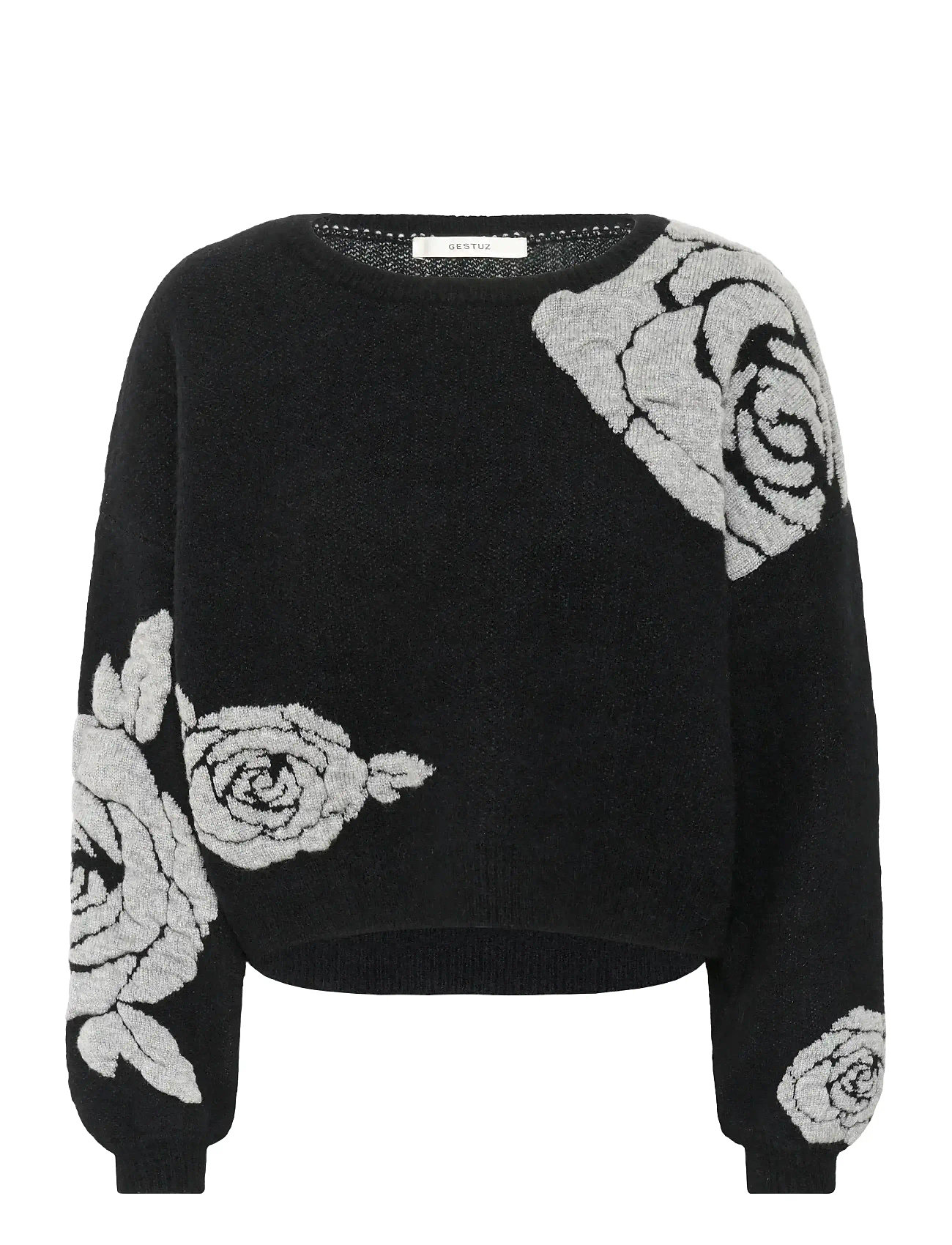 GESTUZ Gzrosaly Pullover Schwarz - L - Damen