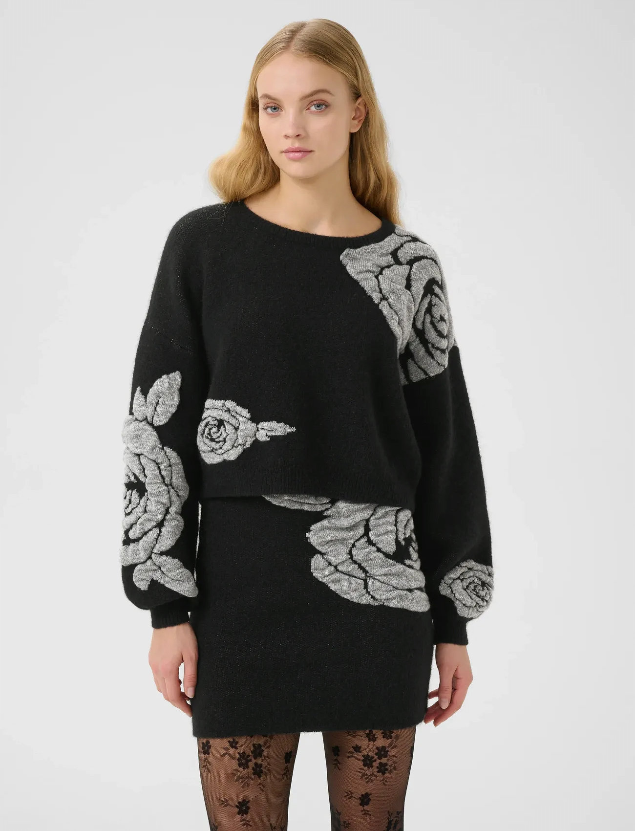 Gestuz Gzrosaly Pullover, L, Black, Strik > Trøjer, Dame