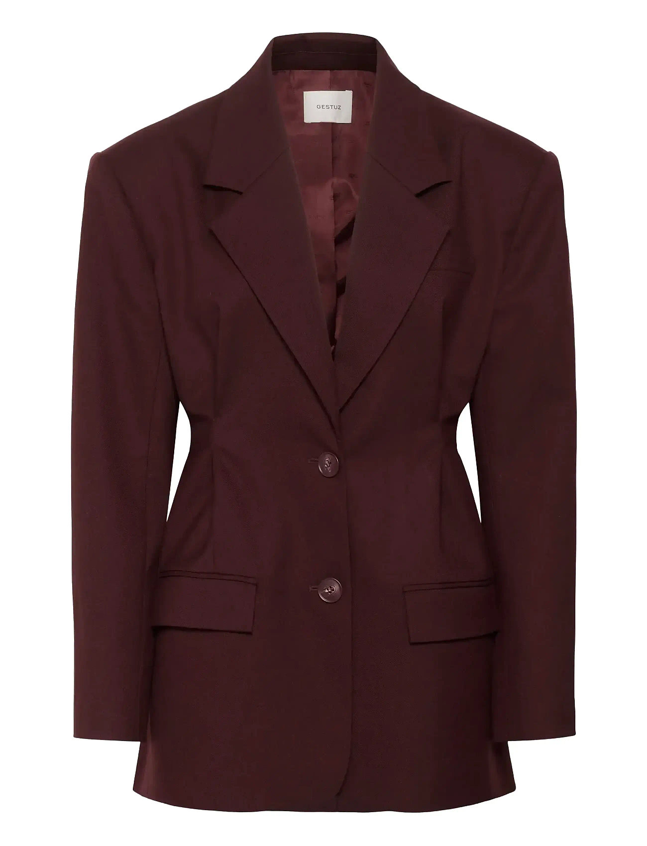 GESTUZ Gzpaula Waist Blazer Burgundy - 42 - Damen