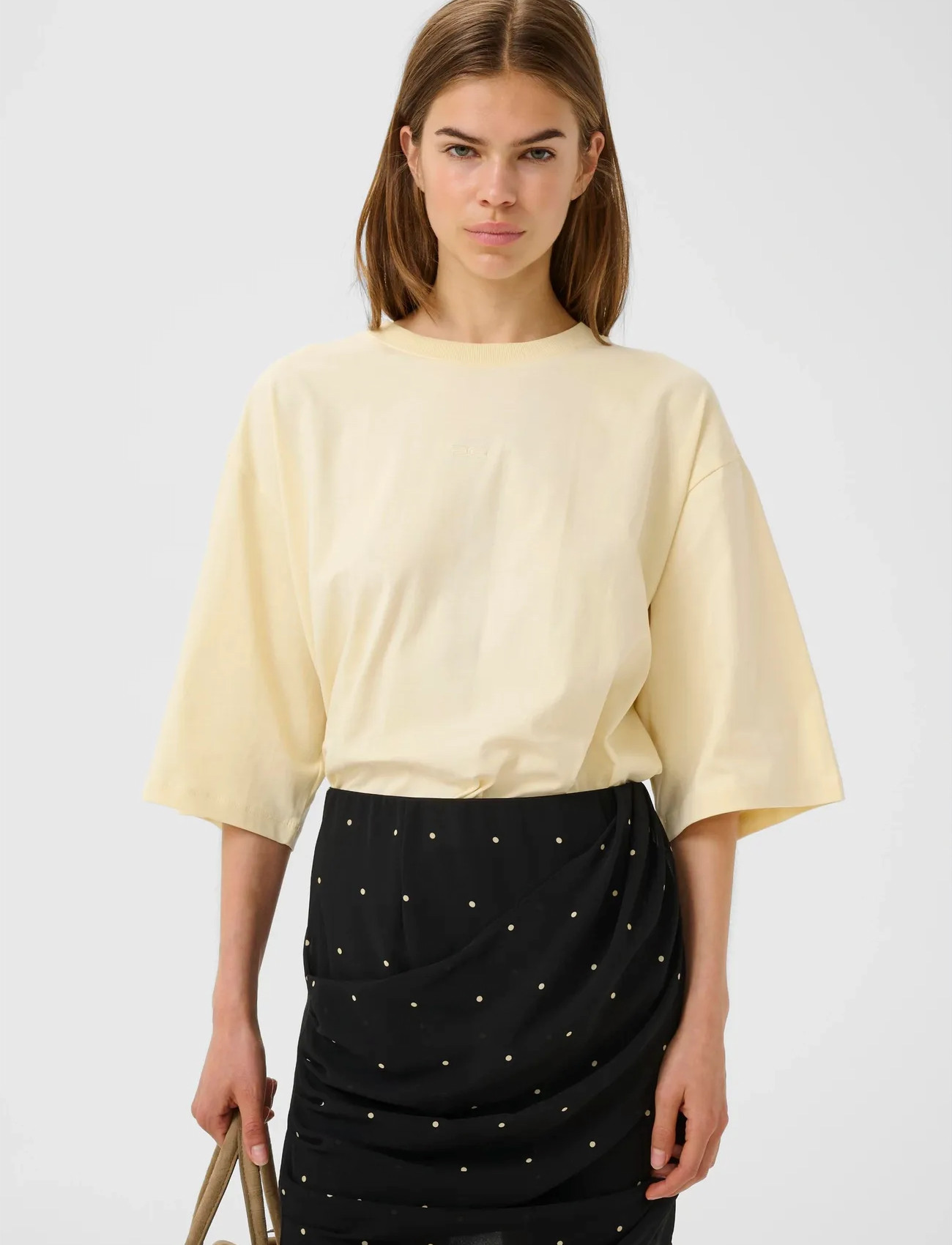 Gestuz Gztamu Tee, M, Yellow, T-Shirts & Toppe > Kortærmede, Dame