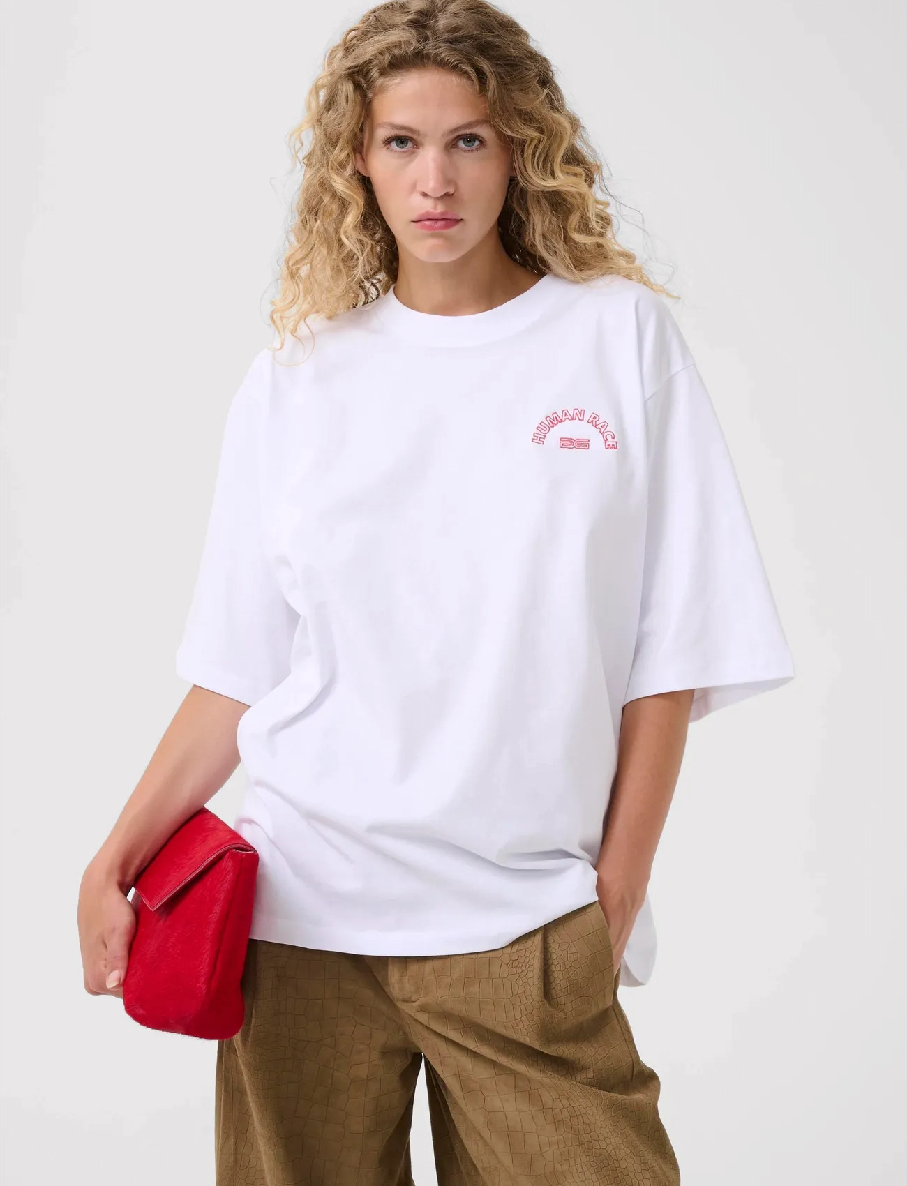 Gestuz Gzsumi Tee, L, White, T-Shirts & Toppe > Kortærmede, Dame