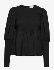 MorianaGZ solid blouse - BLACK