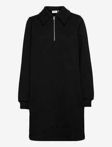 NankitaGZ zipper collar dress - sommerkjoler - black