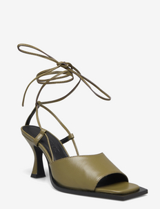 HaraGZ heeled sandal - sandaler med hæl - army green