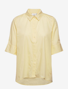 AvaliGZ ss shirt - short-sleeved shirts - pastel yellow