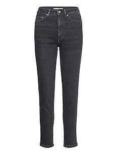 Damen Bekleidung Jeans Jeans mit gerader Passform Gestuz Denim Straight Leg Jeans Tanergz Hw 90s Straight Slit Jeans in Blau 