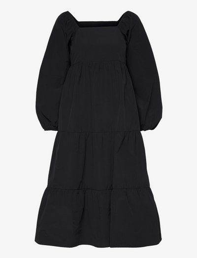 BernadetteGZ smock dress - midi kjoler - black
