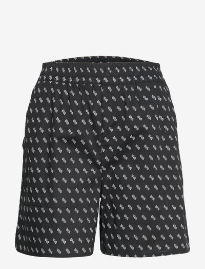GesjaGZ HW shorts - casual shorts - black/white logo dot