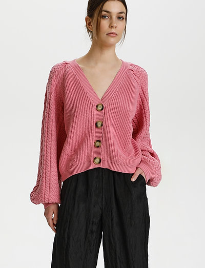 cardigan cashmere rosa