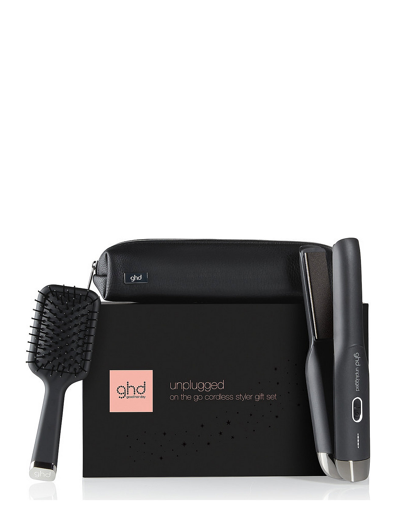 Ghd Unplugged Christmas Gift Set Hårsæt Black Ghd